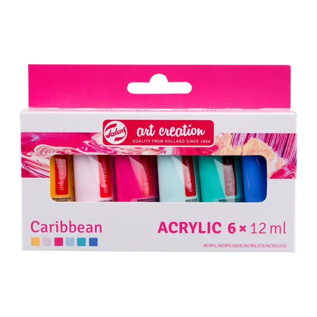 Acrylverf Talens Art Creation 12ml 6st Caribbe ass