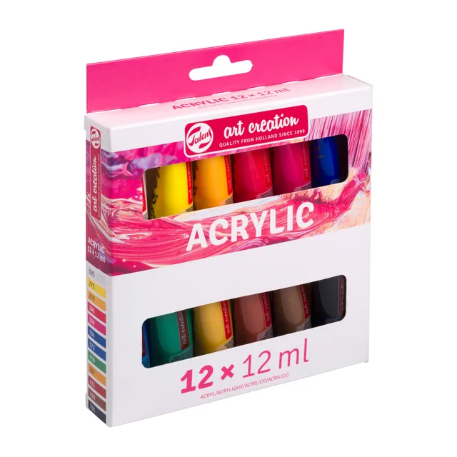 Acrylverf Talens Art Creation 12ml 12st assorti