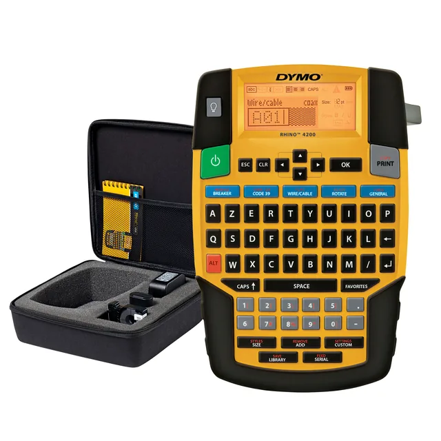 Labelprinter Dymo Rhino 4200 azerty 19mm koffer