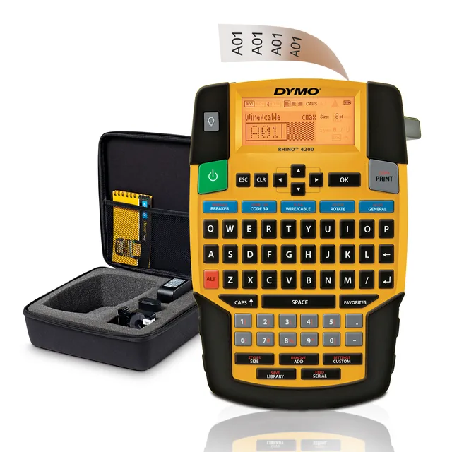 Labelprinter Dymo Rhino 4200 qwerty 19mm koffer