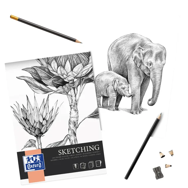 Tekenblok Oxford Sketching A3 50 vel