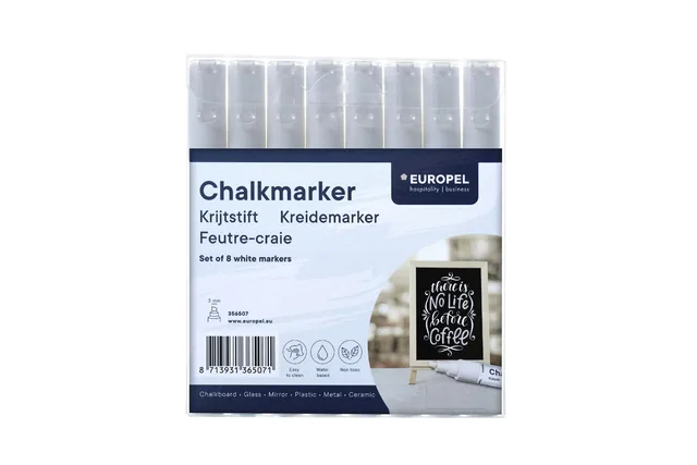 Krijtstift Europel 3mm wit