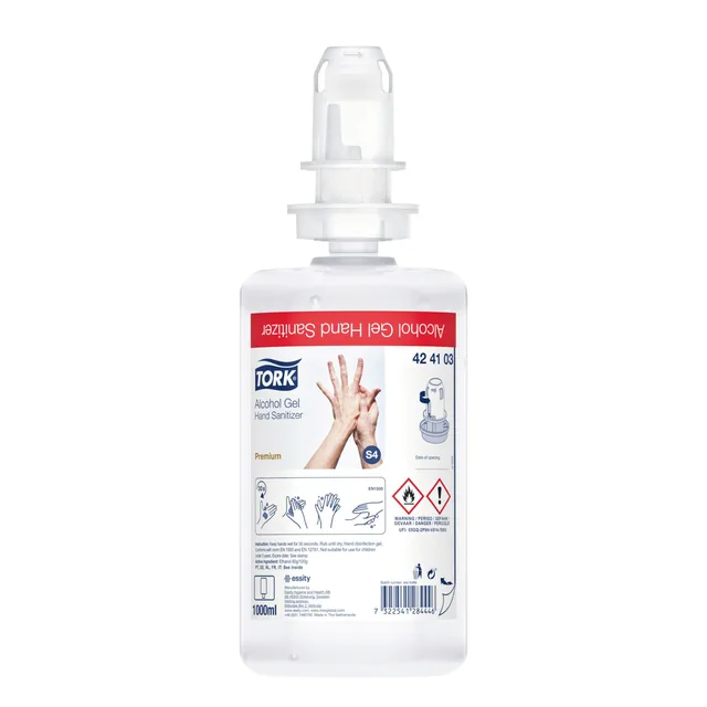 Handdesinfectie Tork S4 Premium alcoholgel 1000 ml