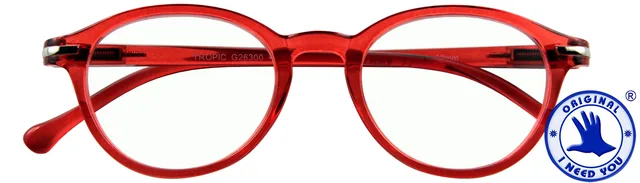 Leesbril I Need You +3.00dpt Tropic rood