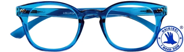 Leesbril I Need You +2.50dpt Lollipop blauw