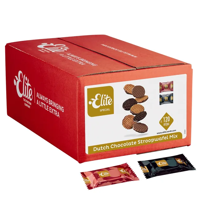 Koekjes Elite Dutch chocolate stroopwafel mix