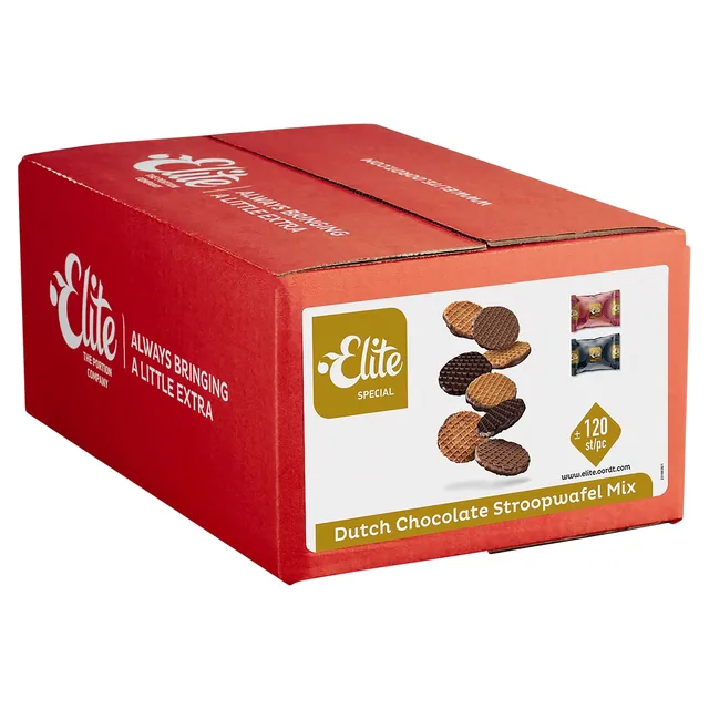 Koekjes Elite Dutch chocolate stroopwafel mix