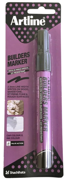 Viltstift artline professional builders zwart