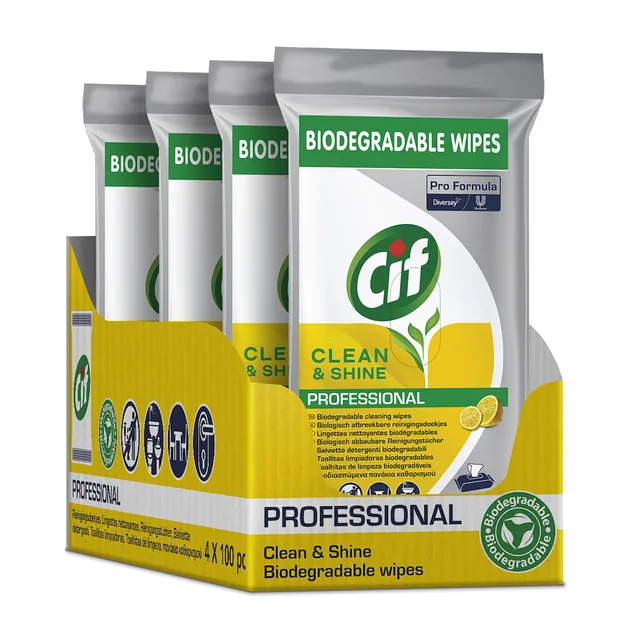 Reinigingsdoekjes CIF Pro formula Multi 100 stuks