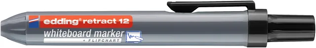 Whiteboardmarker edding 12 rond 1.5-3mm zwart