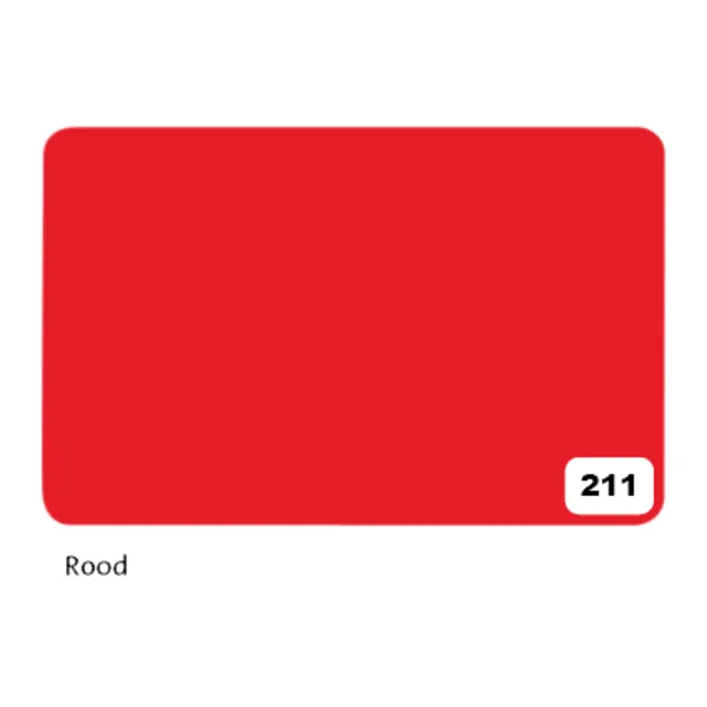 Etalagekarton Folia 1z 48x68cm 380gr nr211 rood