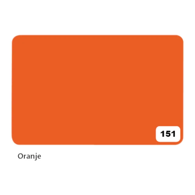Etalagekarton Folia 1z 48x68cm 380gr nr151 oranje