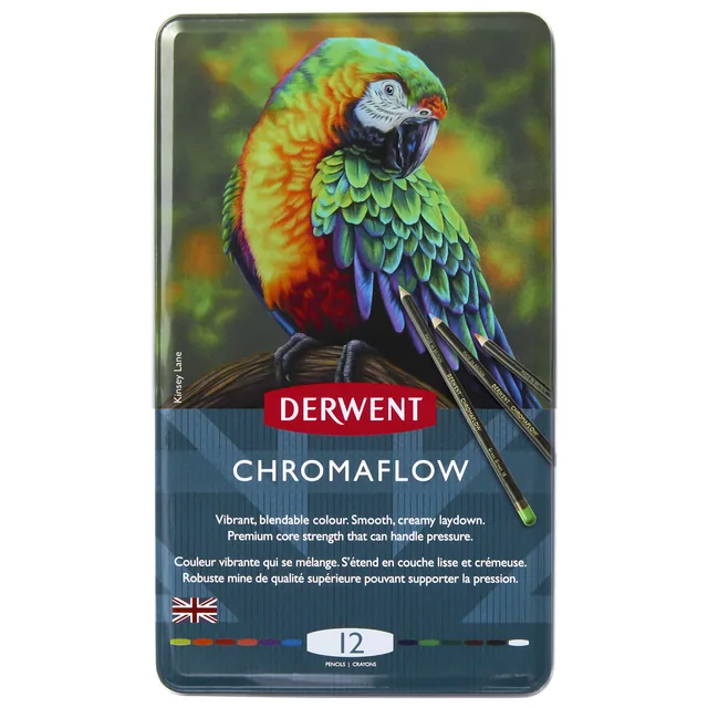 Chromaflow Kleurpotlodenset Derwent (12 Stuks)