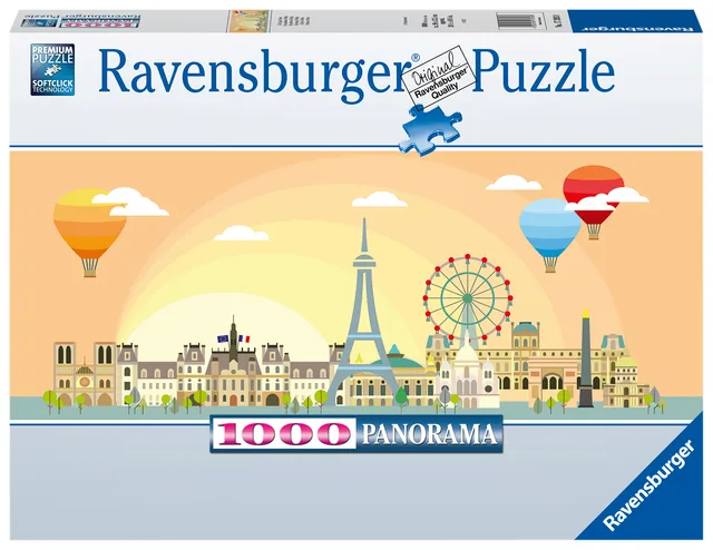 Puzzel Ravensburger Een dag in Parijs 1000st