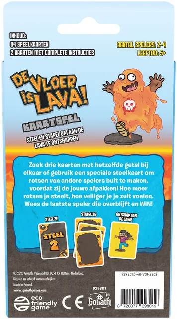 Kaartspel De vloer is lava.