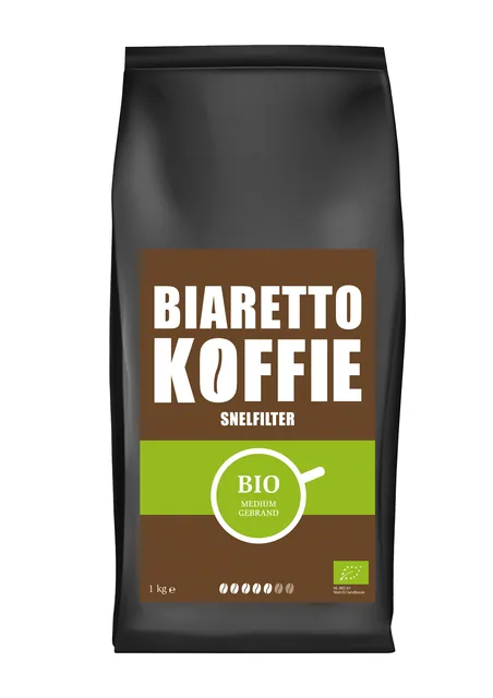 Koffie Biaretto snelfiltermaling biologisch