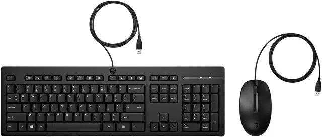 Toetsenbord + muis HP 225 zwart