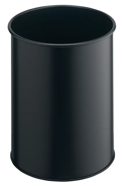 Papierbak Durable 330101 15liter rond zwart