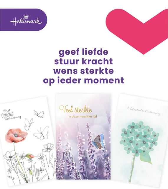 Wenskaart Hallmark Business Box condoleance