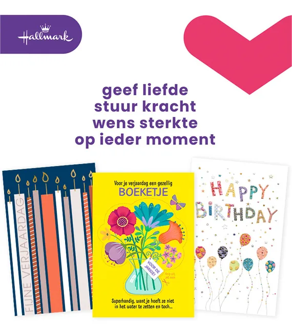 Wenskaart Hallmark Business Box verjaardag 12st