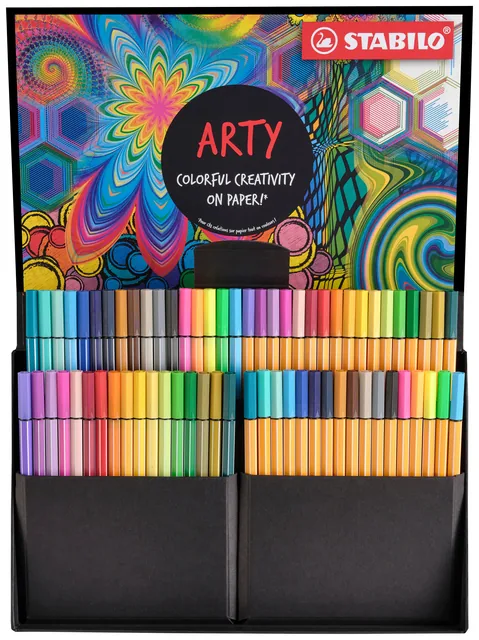Fineliner STABILO point 88 en Pen 68 Arty creative