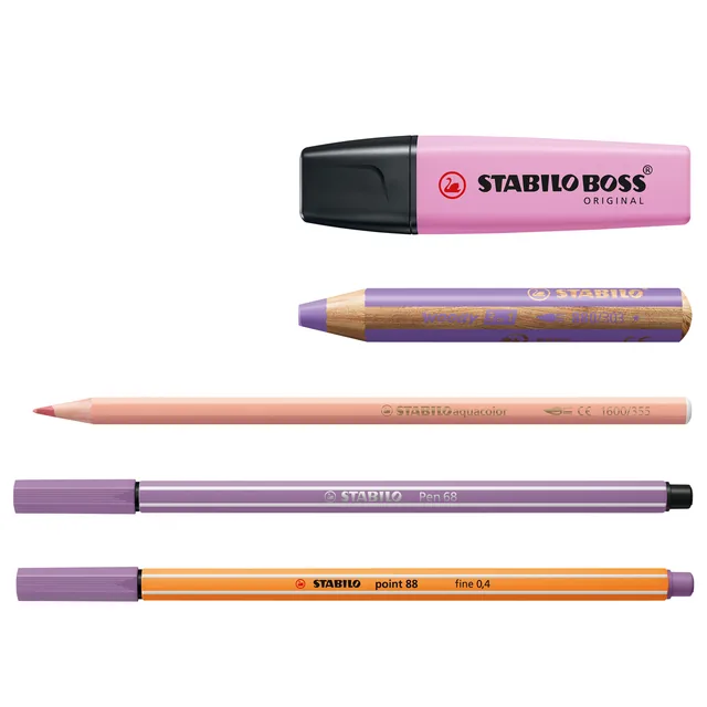 Creative set STABILO 77/6 Arty colorful pastel mix