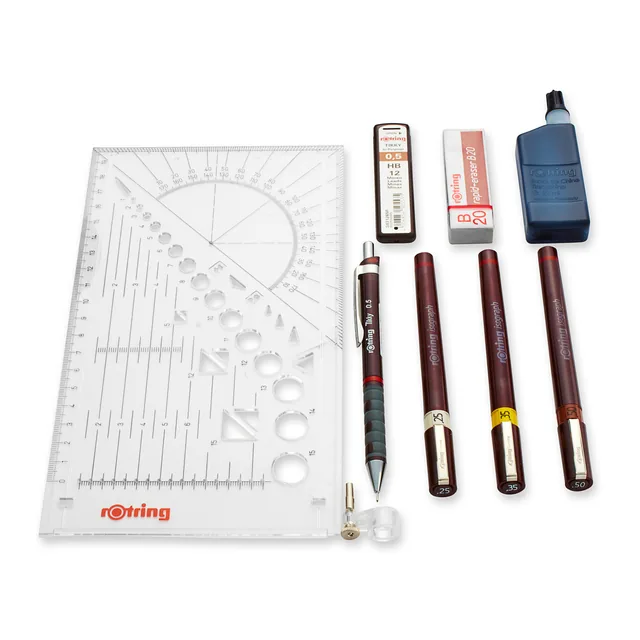 Tekenset rOtring Isograph College 0.25-0.35-05mm