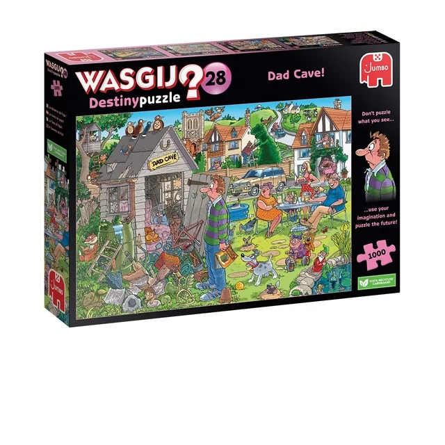 Puzzel Wasgij Destiny 28 De Mancave Van Pa! 1000st