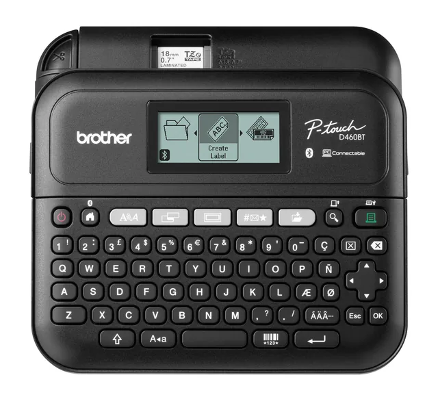 Labelprinter Brother Ptouch TZe PTD460BT zwart