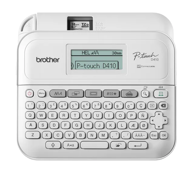 Labelprinter Brother Ptouch TZe PTD410 wit