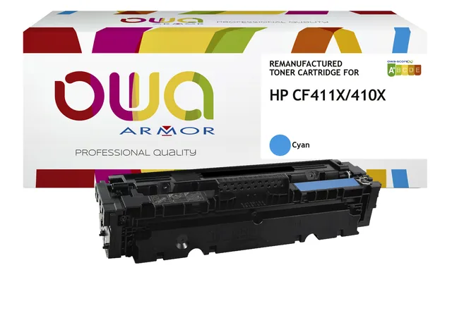 Tonercartridge OWA HP CF411X blauw