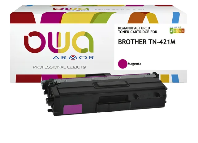 Toner OWA Brother TN-421M rood