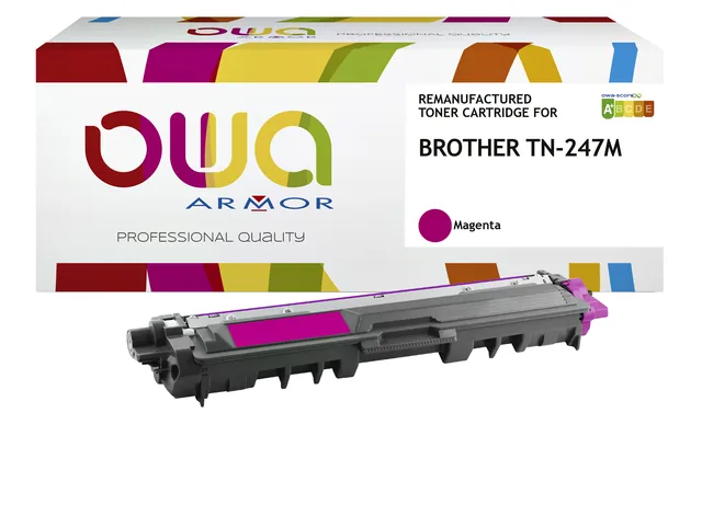 Toner OWA Brother TN-247M rood