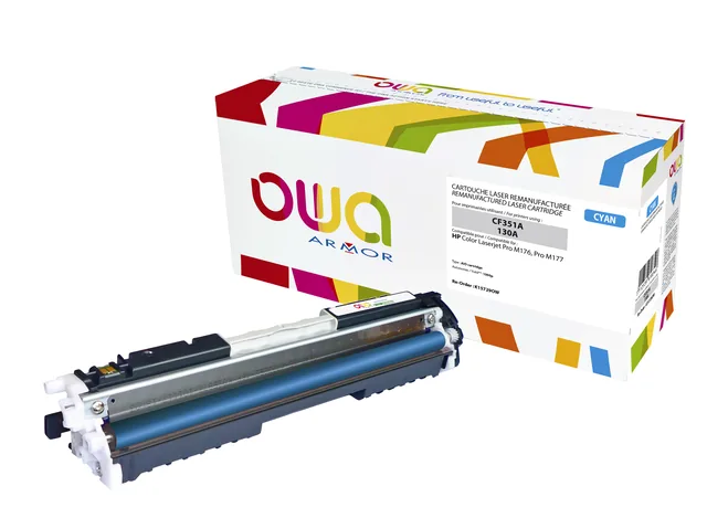 Tonercartridge OWA HP CF351A blauw