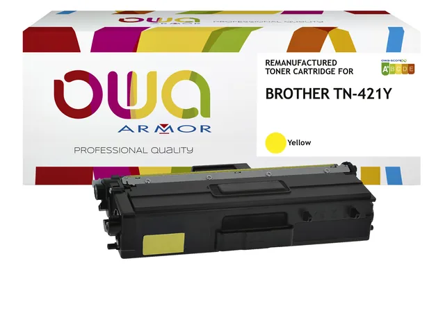 Toner OWA Brother TN-421Y geel