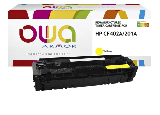 Tonercartridge OWA HP CF402A geel