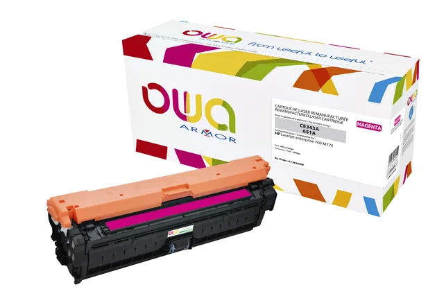 Tonercartridge OWA HP CE343A rood