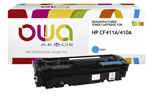 Tonercartridge OWA HP CF411A blauw