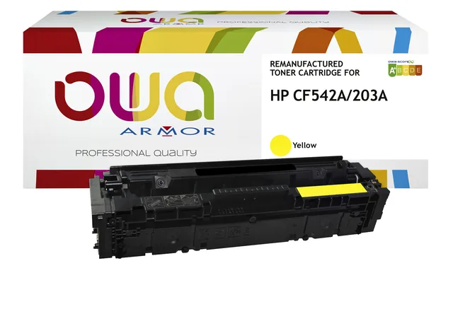 Tonercartridge OWA HP CF542A geel