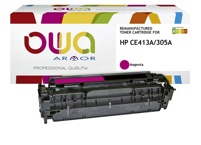 Tonercartridge OWA HP CE413A rood