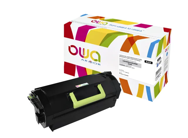 Tonercartridge OWA Lexmark 52D2H00 zwart