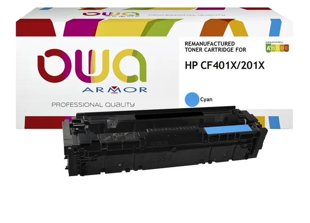 Tonercartridge OWA HP CF401X blauw