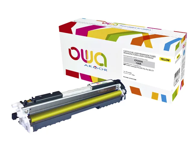 Tonercartridge OWA HP CF352A geel