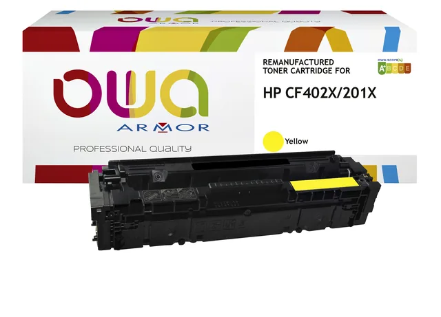 Tonercartridge OWA HP CF402X geel