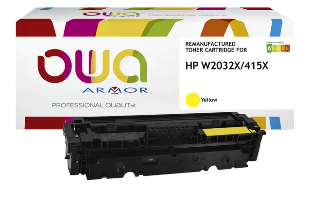 Tonercartridge OWA HP W2032X geel