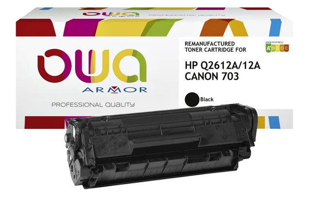 Tonercartridge OWA HP Q2612A zwart