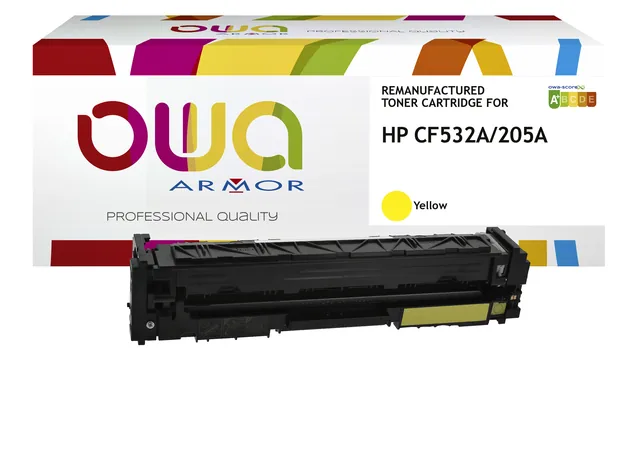 Tonercartridge OWA HP CF532A geel