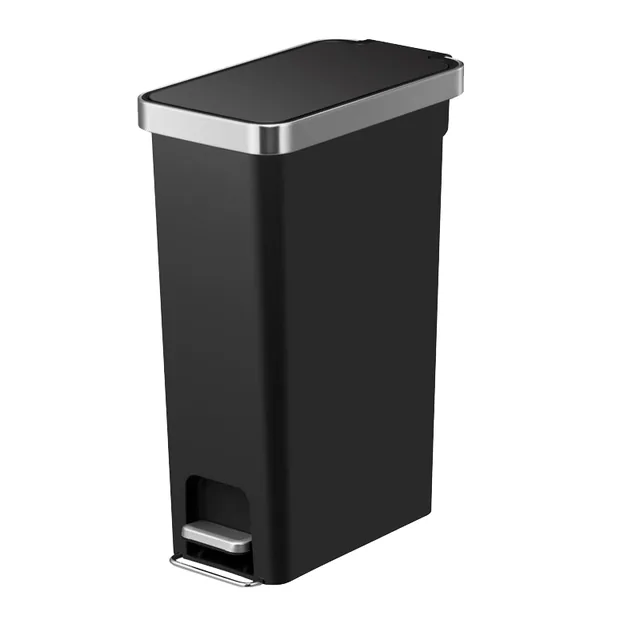 Pedaalemmer EKO Hana Slim 40 liter zwart