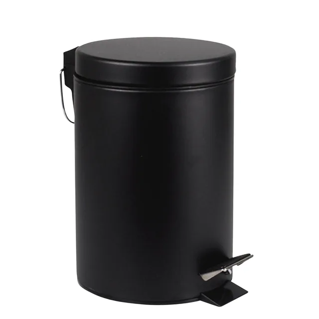 Pedaalemmer BRASQ 20 liter zwart