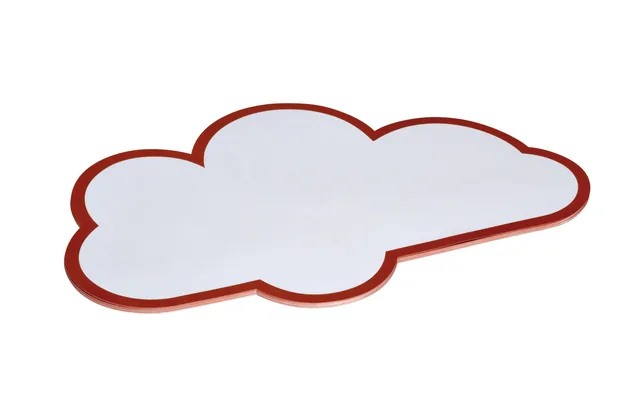 Workshopkaarten MAUL wolk 27x43cm wit